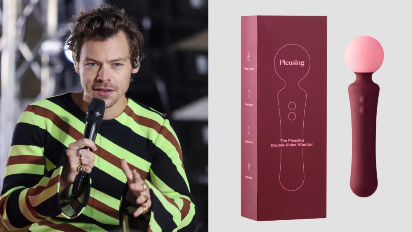 Harry Styles lança vibrador e lubrificante de sua marca Pleasing