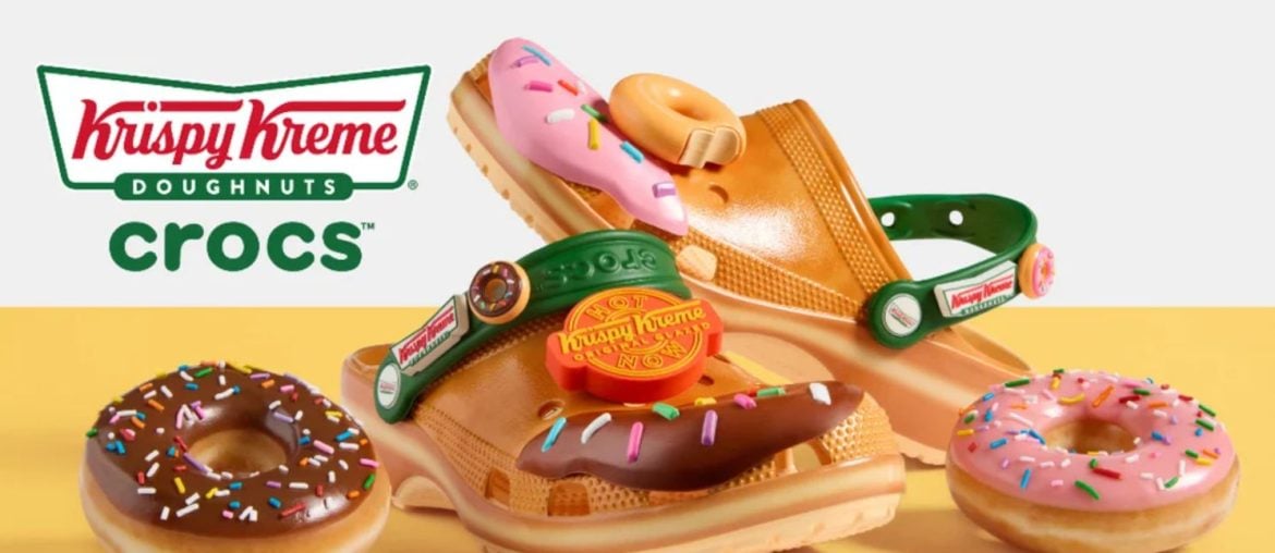Krispy Kreme e Crocs lançam sapatos com tema de donuts