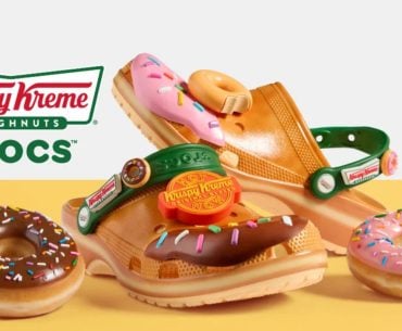 Krispy Kreme e Crocs lançam sapatos com tema de donuts