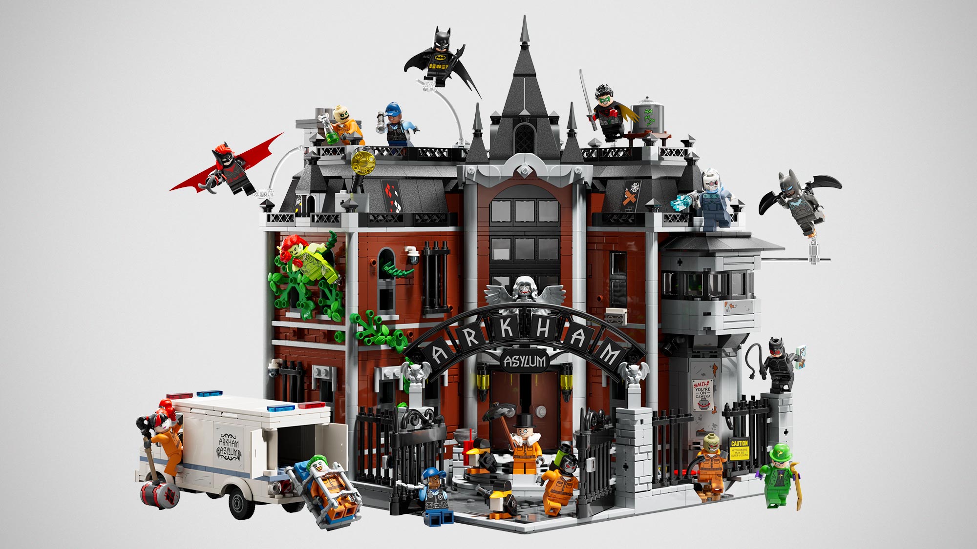 LEGO Batman Arkham Asylum tem quase 3 mil peças e 16 minifiguras em edição para colecionadores