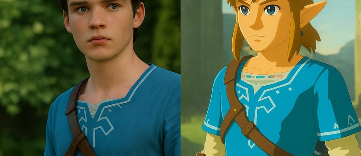 Nintendo revela atores de Link e Zelda no aguardado filme live-action