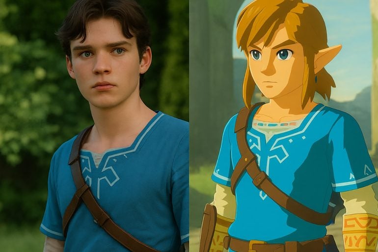 Nintendo revela atores de Link e Zelda no aguardado filme live-action