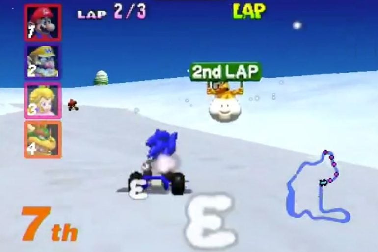 Mario Kart 64 roda no SEGA Dreamcast com direito a Sonic como piloto