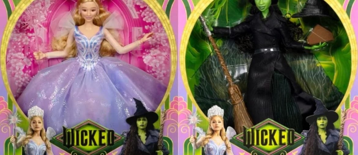 Mattel lança novas bonecas inspiradas em Wicked: For Good