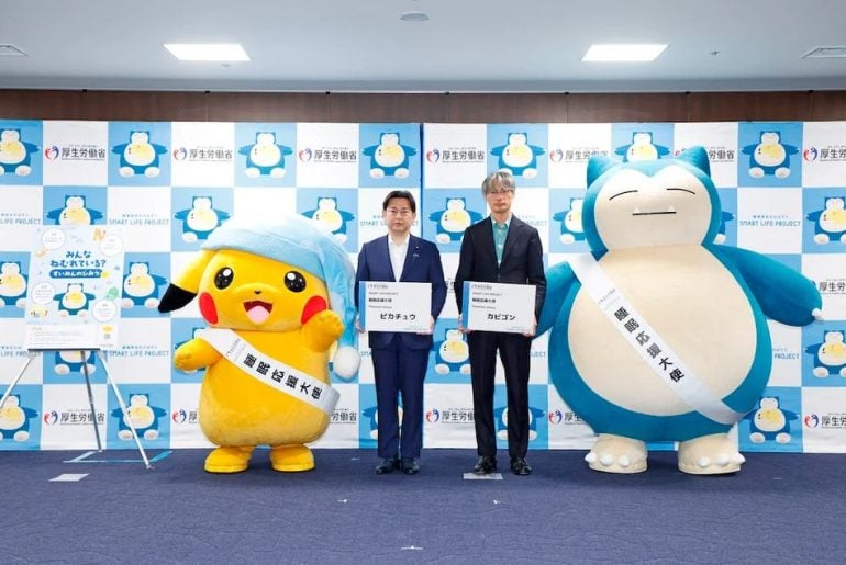 Governo japonês nomeia Pikachu e Snorlax como embaixadores do sono