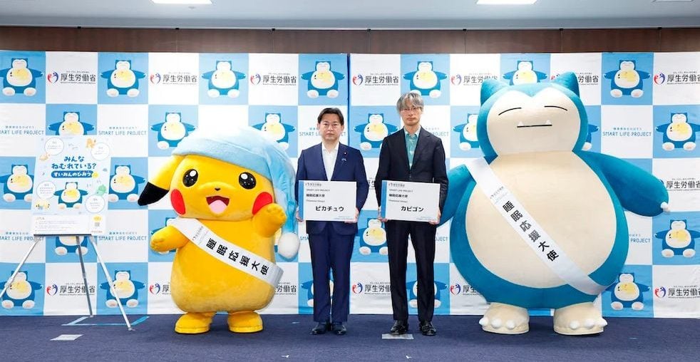 Governo japonês nomeia Pikachu e Snorlax como embaixadores do sono