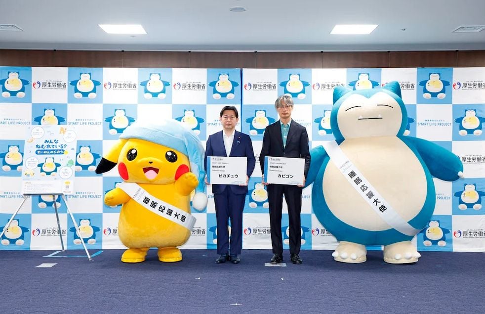 Governo japonês nomeia Pikachu e Snorlax como embaixadores do sono