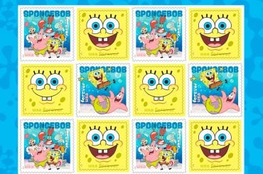 Bob Esponja e sua turma invadem os correios dos EUA com selos comemorativos especiais
