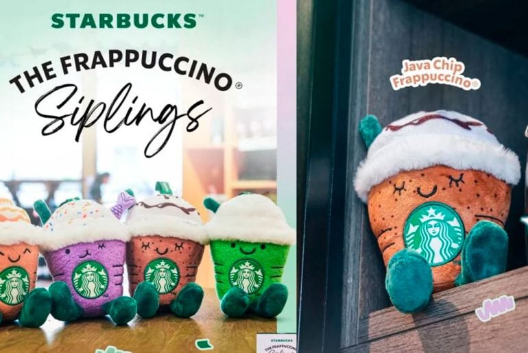 Starbucks entra na onda dos colecionáveis misteriosos com pelúcias inspiradas em Frappuccinos