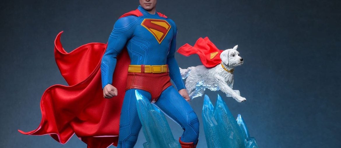 Superman e Krypto ganham figuras inspiradas no novo filme de James Gunn