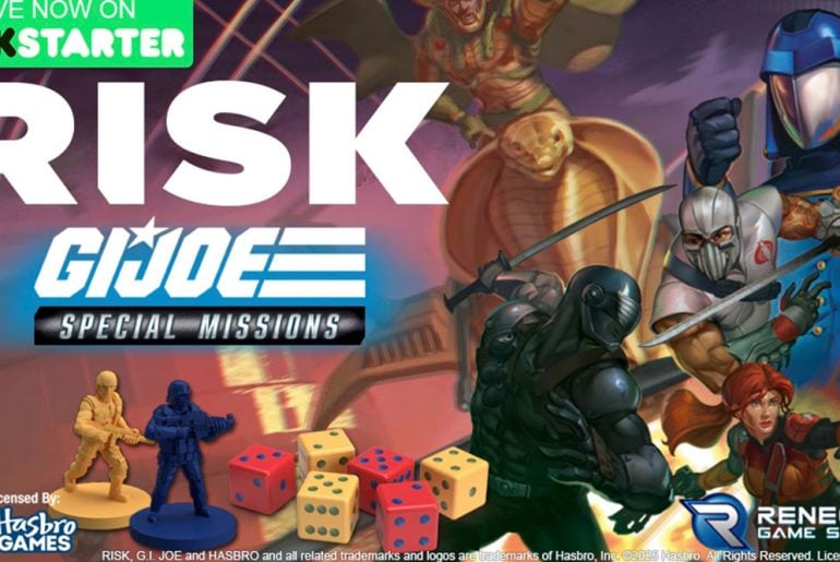 Jogo de tabuleiro G.I. Joe inspirado em Risk ultrapassa meta no Kickstarter