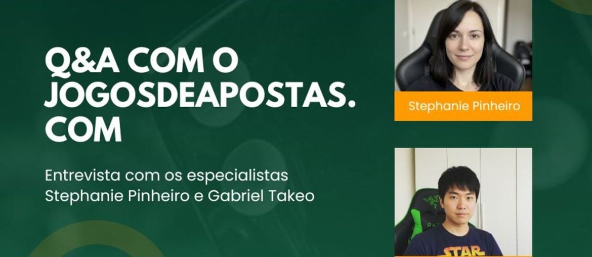 Explorando os bastidores do site Jogosdeapostas.com: entrevista com Stephanie Pinheiro e Gabriel Takeo