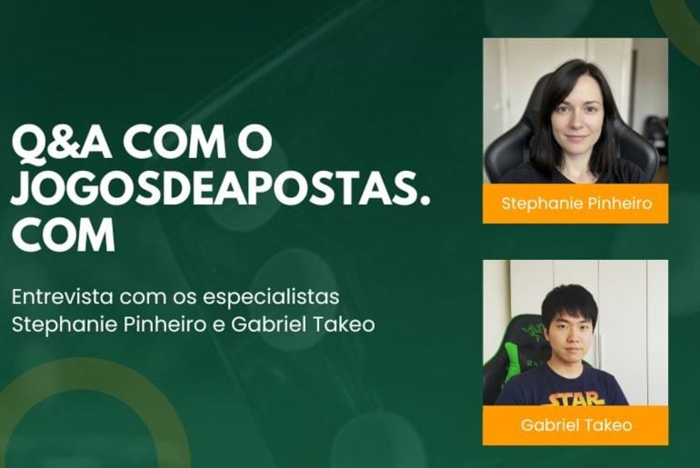 Explorando os bastidores do site Jogosdeapostas.com: entrevista com Stephanie Pinheiro e Gabriel Takeo