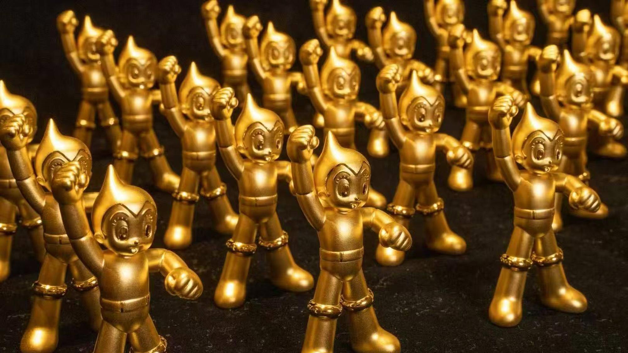 Astro Boy de ouro maciço: joalheria chinesa lança estátuas de luxo que custam uma fortuna