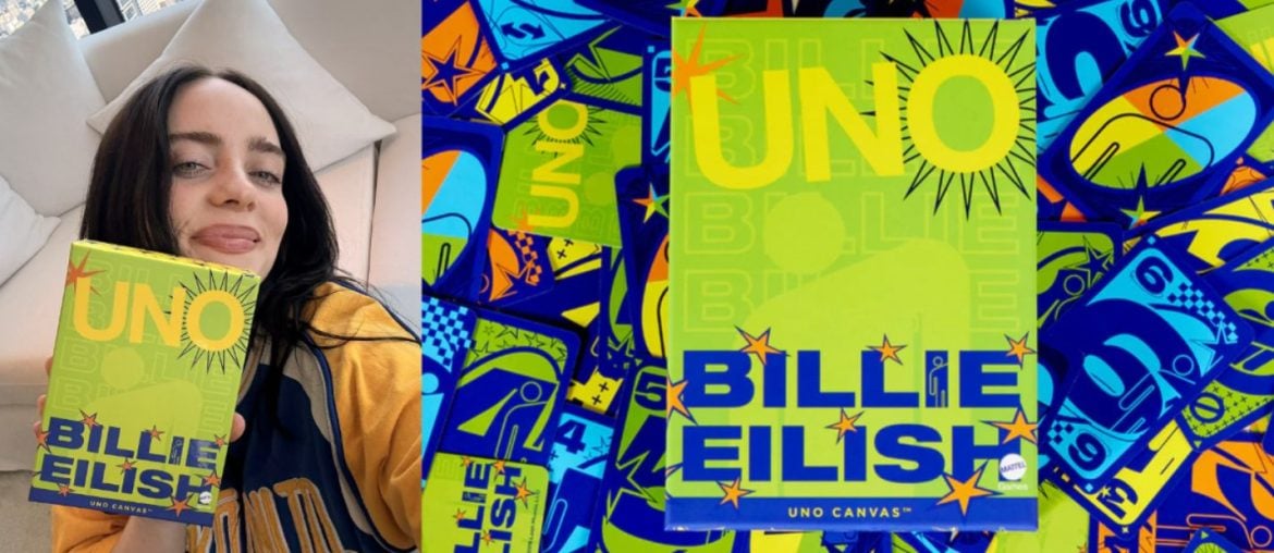 Billie Eilish lança baralho de UNO exclusivo com regras caóticas que derrubam as oficiais