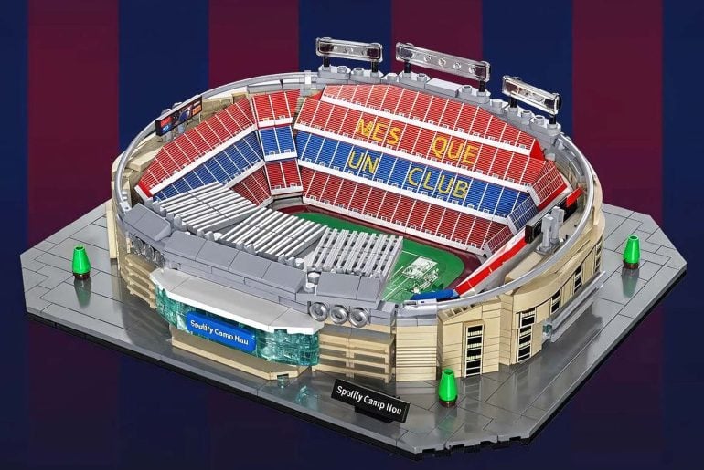 Estádio do Barcelona em blocos: CaDA lança mini Spotify Camp Nou com 728 peças