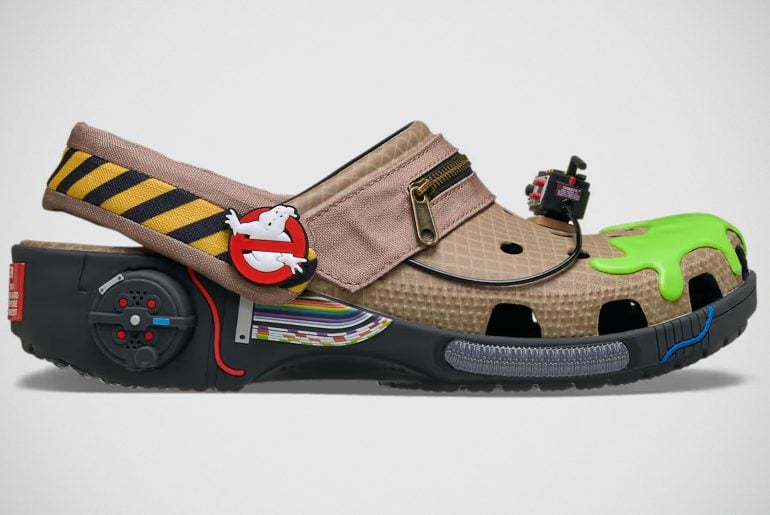 Crocs dos Caça-Fantasmas trazem Mochila de Protóns e Geleia direto para os seus pés