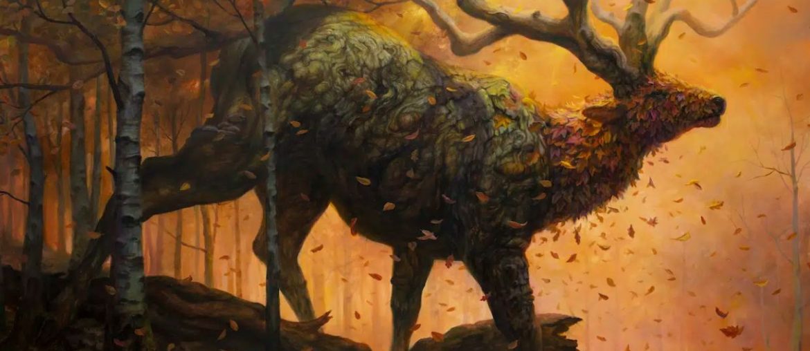 Artista recria deuses da natureza em forma de animais em exposição impactante
