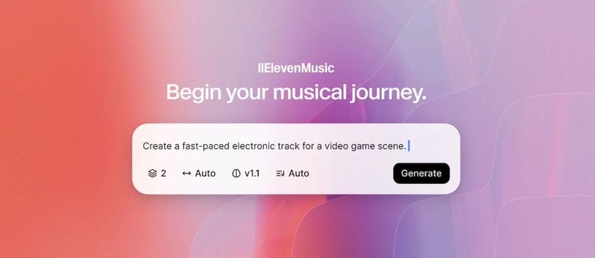 Eleven Music, a plataforma que cria músicas completas com IA e uso comercial liberado