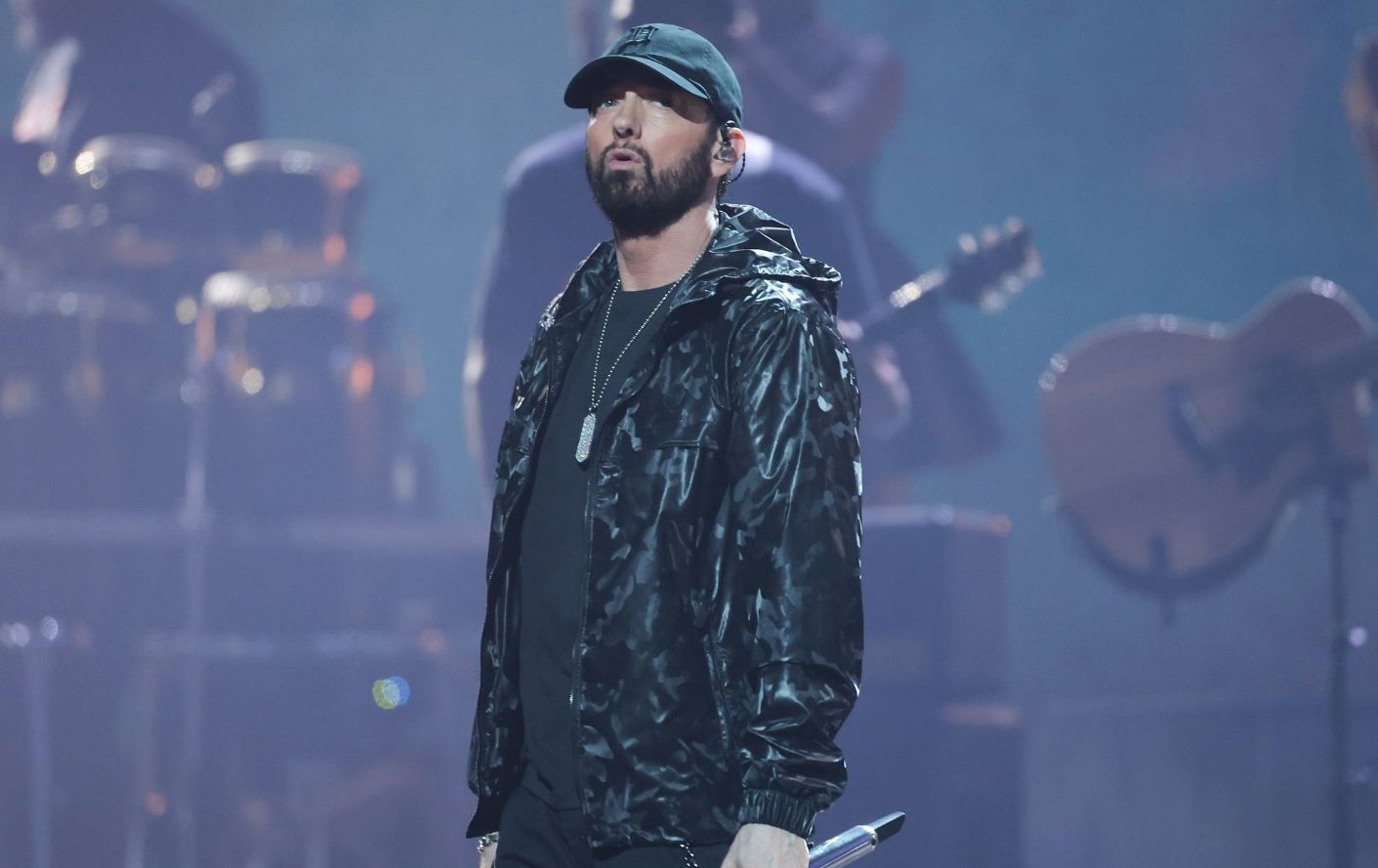 Balde de pipoca do Eminem rouba a cena para divulgar documentário Stans