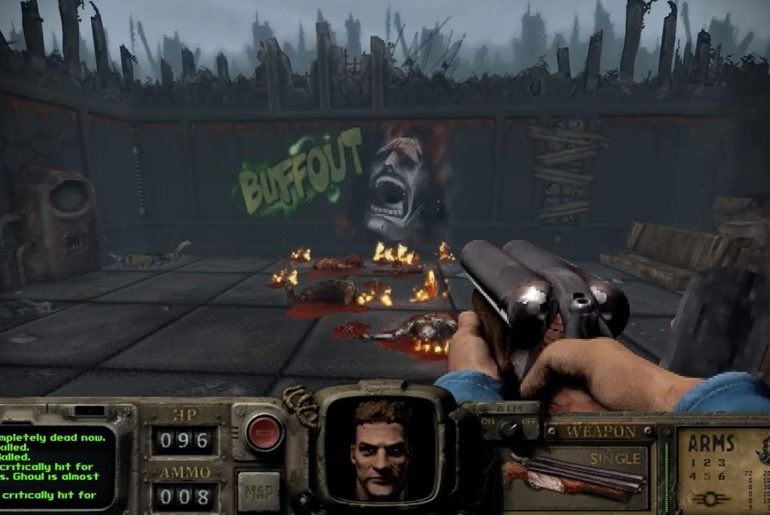 Fallout: Bakersfield – mod em motor do Doom transforma clássico de 1997 em FPS de ação brutal