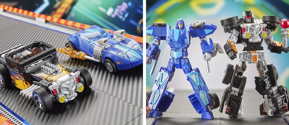 Hot Wheels e Transformers se unem para transformar o Twin Mill e o Bone Shaker em robôs incríveis
