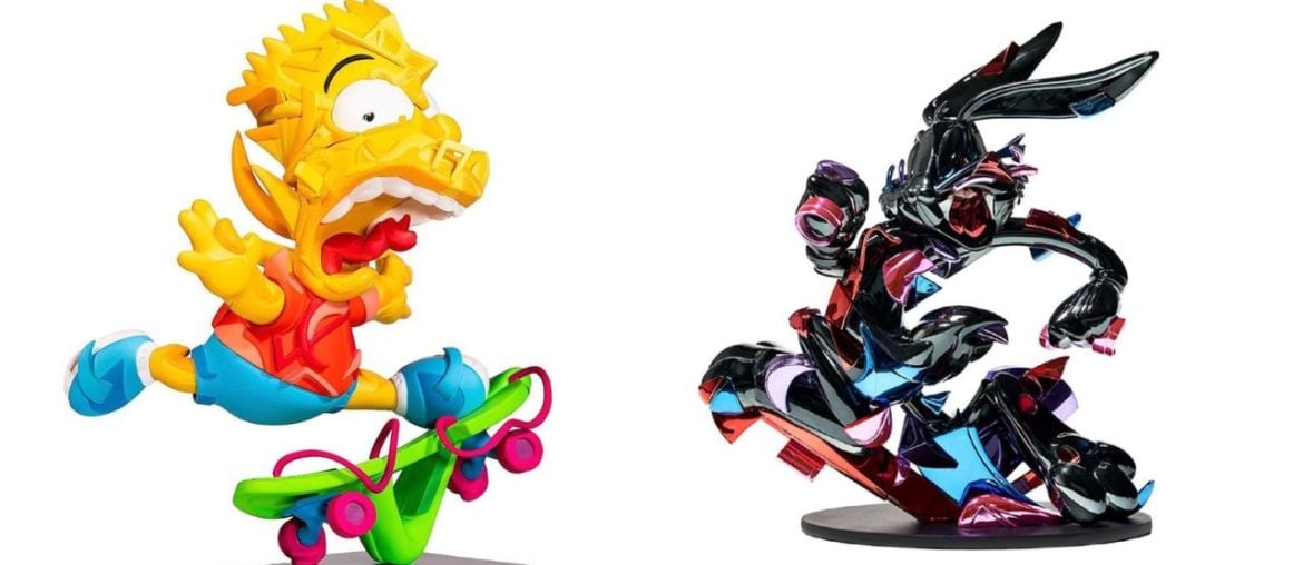 A nostalgia geométrica dos brinquedos e esculturas de Louis De Guzman