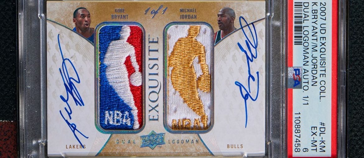 Cartão autografado por Michael Jordan e Kobe Bryant bate recorde e é vendido por US$ 12,9 milhões