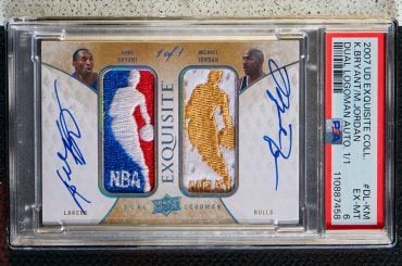 Cartão autografado por Michael Jordan e Kobe Bryant bate recorde e é vendido por US$ 12,9 milhões
