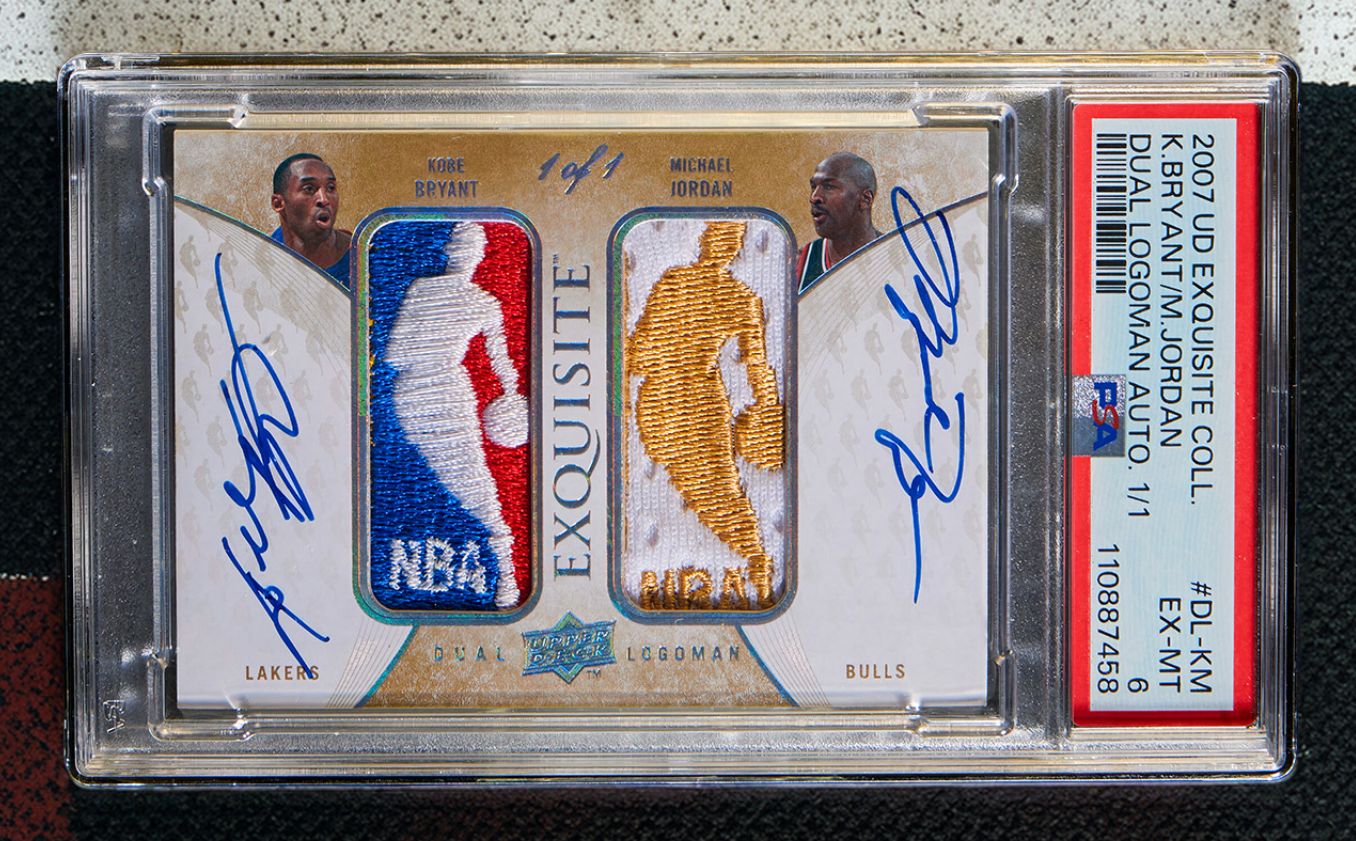 Cartão autografado por Michael Jordan e Kobe Bryant bate recorde e é vendido por US$ 12,9 milhões