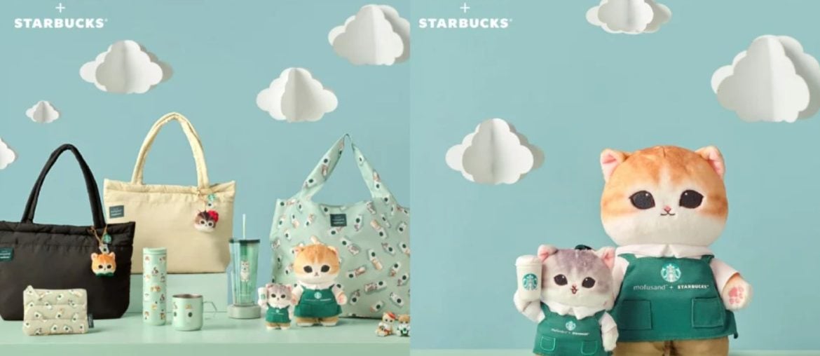 Starbucks lança coleção fofa com os gatinhos Mofusand