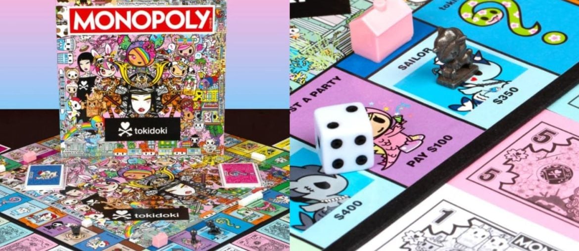 Monopoly ganha edição Tokidoki cheia de cores e fofura colecionável