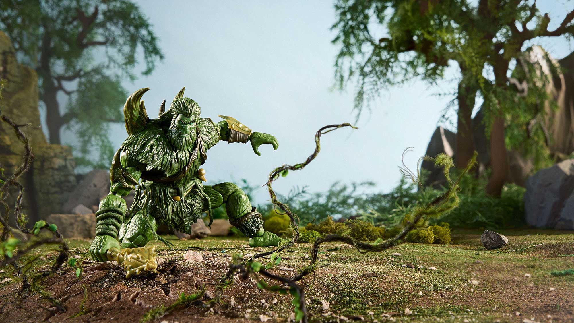 Moss Man gigante chega à linha Masterverse com figura de ação de 20 cm