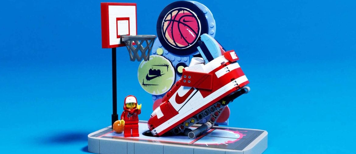 LEGO e Nike se unem para criar sets e roupas que misturam basquete e blocos de montar