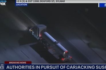 Perseguição insana em Los Angeles parece cena de GTA, com direito até a caminhão-tanque