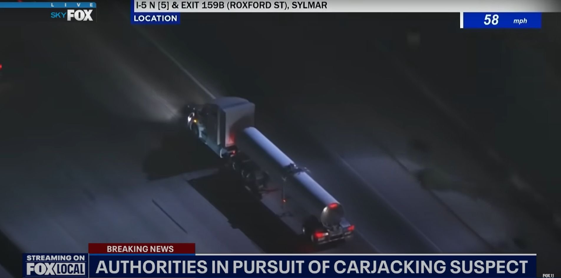Perseguição insana em Los Angeles parece cena de GTA, com direito até a caminhão-tanque