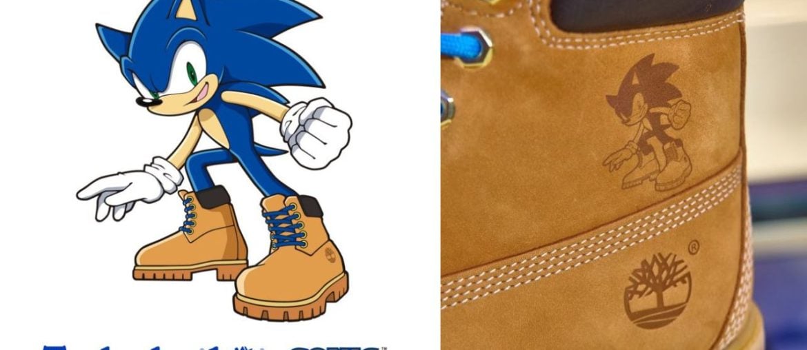 SEGA e Timberland lançam botas e roupas exclusivas do Sonic no Japão