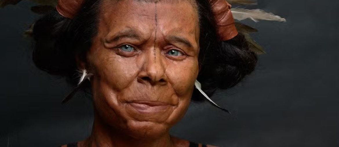 Rosto de mulher que viveu há 10 mil anos é reconstruído por cientistas