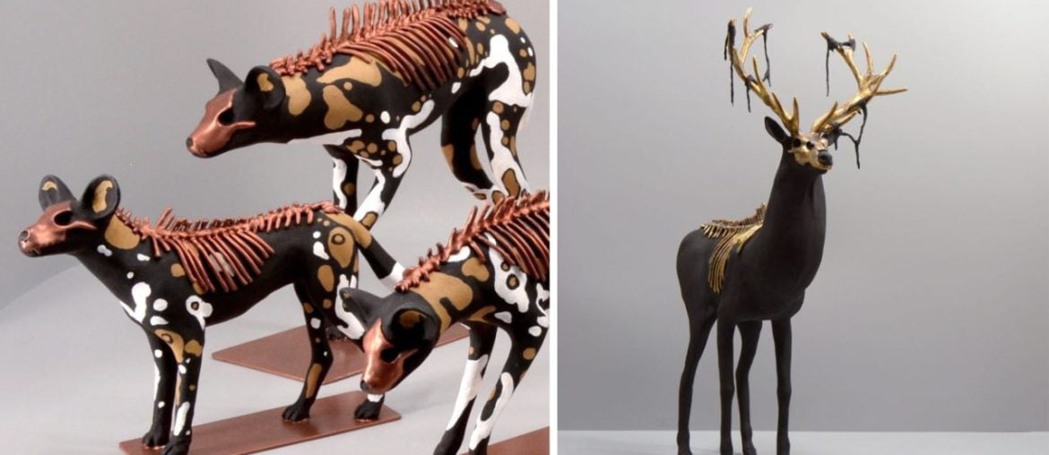 Conheça as esculturas surreais de Virginie Gribouilli, a artista que cria criaturas de outro mundo