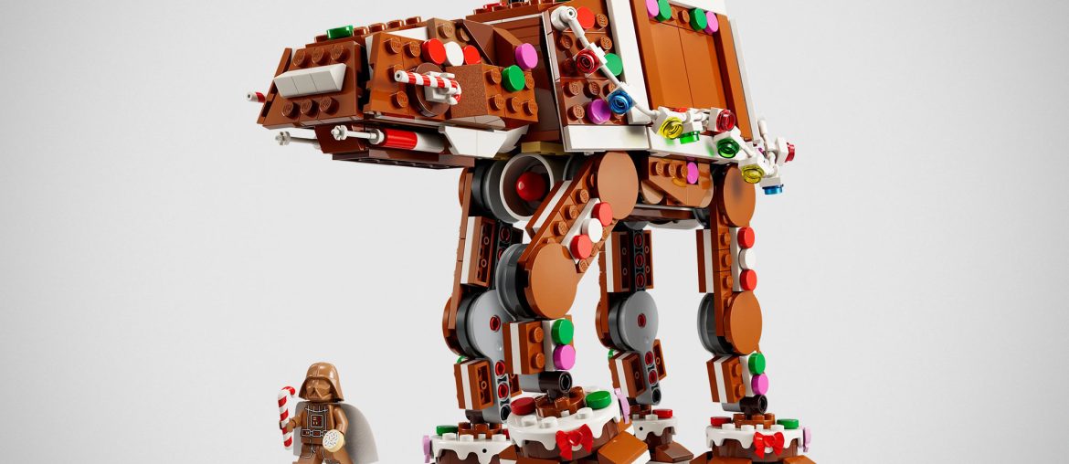 LEGO lança AT-AT de biscoito de gengibre com Darth Vader Natalino