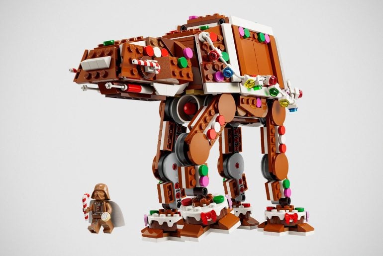 LEGO lança AT-AT de biscoito de gengibre com Darth Vader Natalino