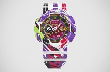 Relógio Evangelion x G-Shock: Limited Edition celebra 30 anos da série com design do Unit-01