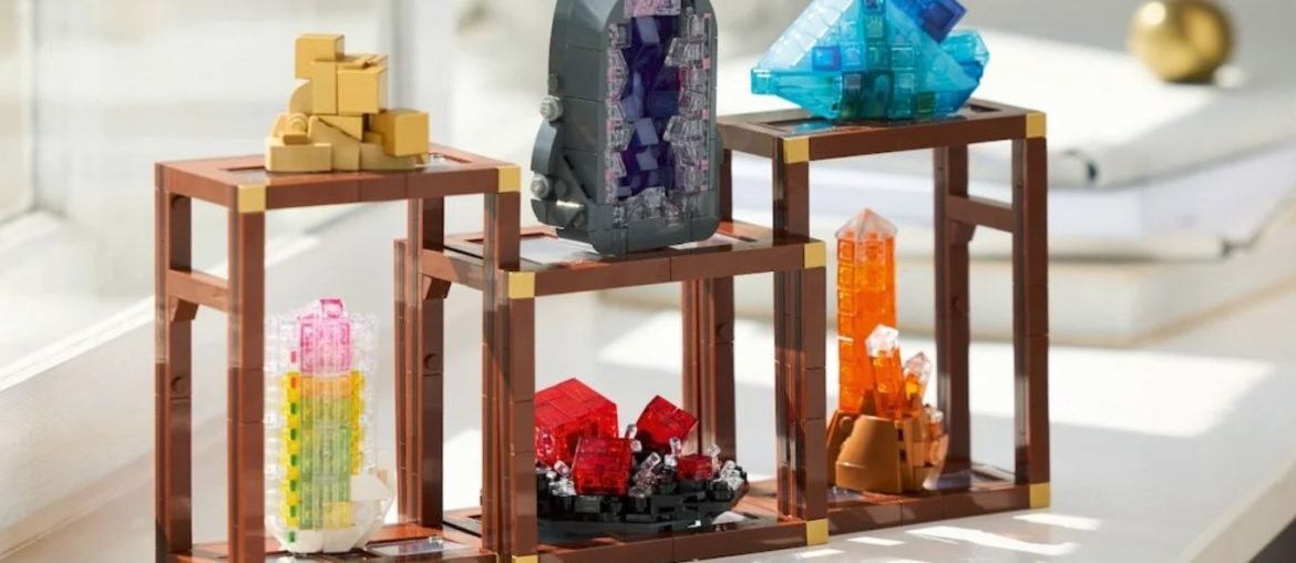 LEGO Minerais é a nova coleção dos blocos de montar com peças que brilham de verdade
