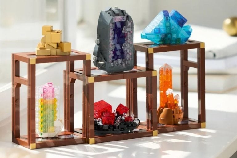 LEGO Minerais é a nova coleção dos blocos de montar com peças que brilham de verdade