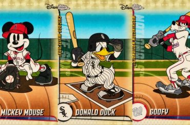 Mickey, Donald e Pateta “Jogam” no MLB em Coleção Inédita de Cards da Topps e Disney