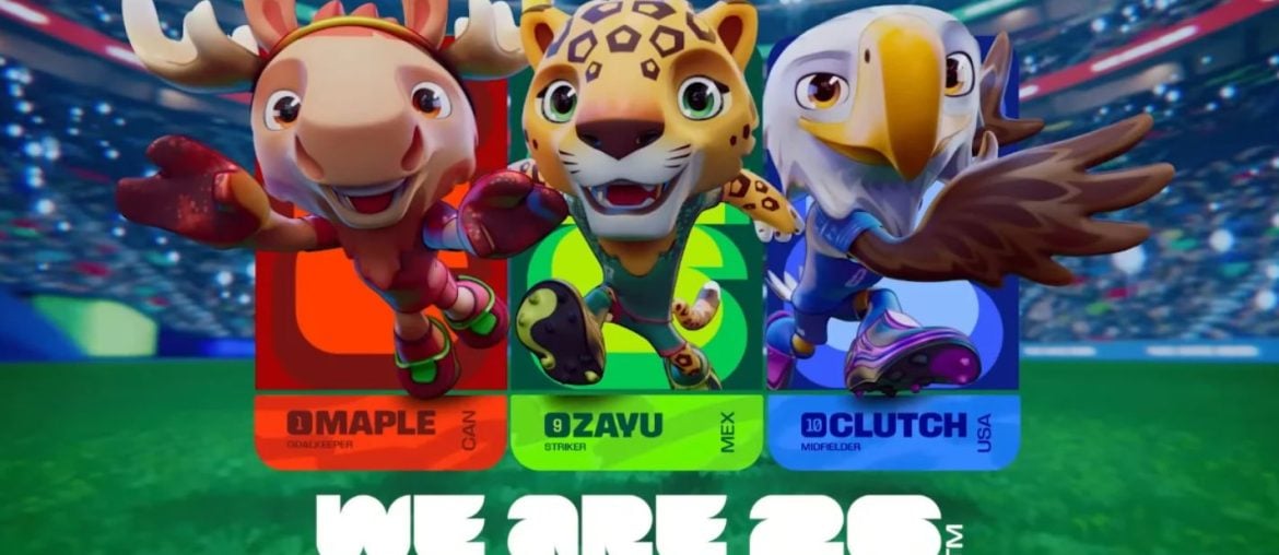 Copa de 2026 terá três mascotes: FIFA apresenta Clutch, Maple e Zayu para representar EUA, Canadá e México