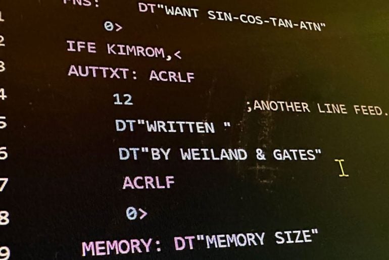 Microsoft libera código fonte do BASIC de Bill Gates dos Anos 70 para todos