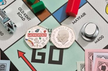 Moeda comemorativa de 50p do Monopoly celebra 90 anos do jogo de tabuleiro