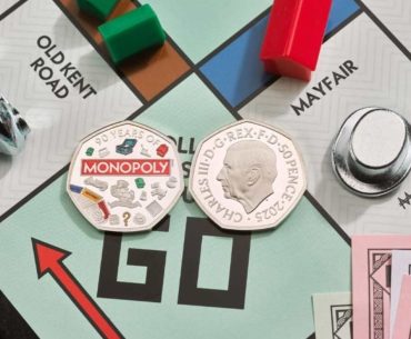 Moeda comemorativa de 50p do Monopoly celebra 90 anos do jogo de tabuleiro