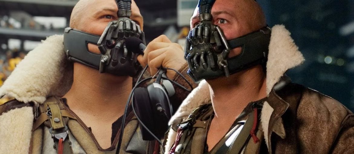 Tom Hardy revela como convenceu Christopher Nolan a usar a voz única de Bane em ‘O Cavaleiro das Trevas Ressurge’